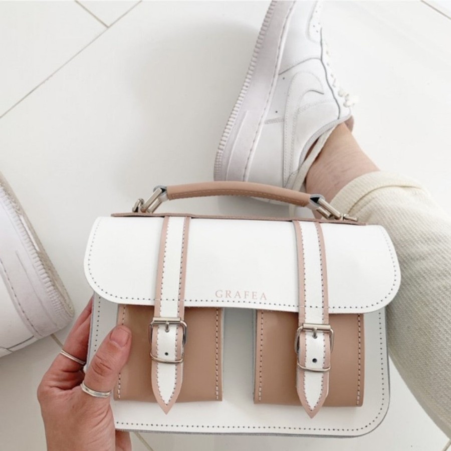 Women Grafea Micro Satchel | Micro Latte