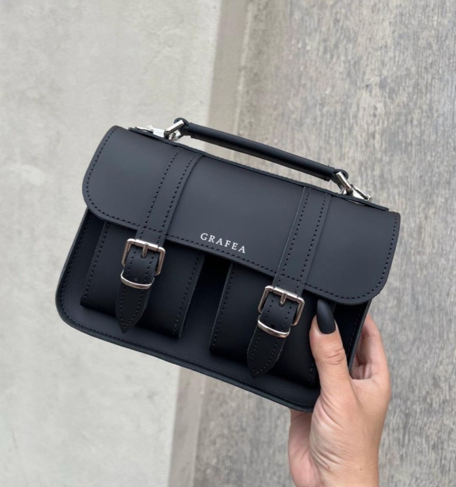 Women Grafea Micro Satchel | Micro Black