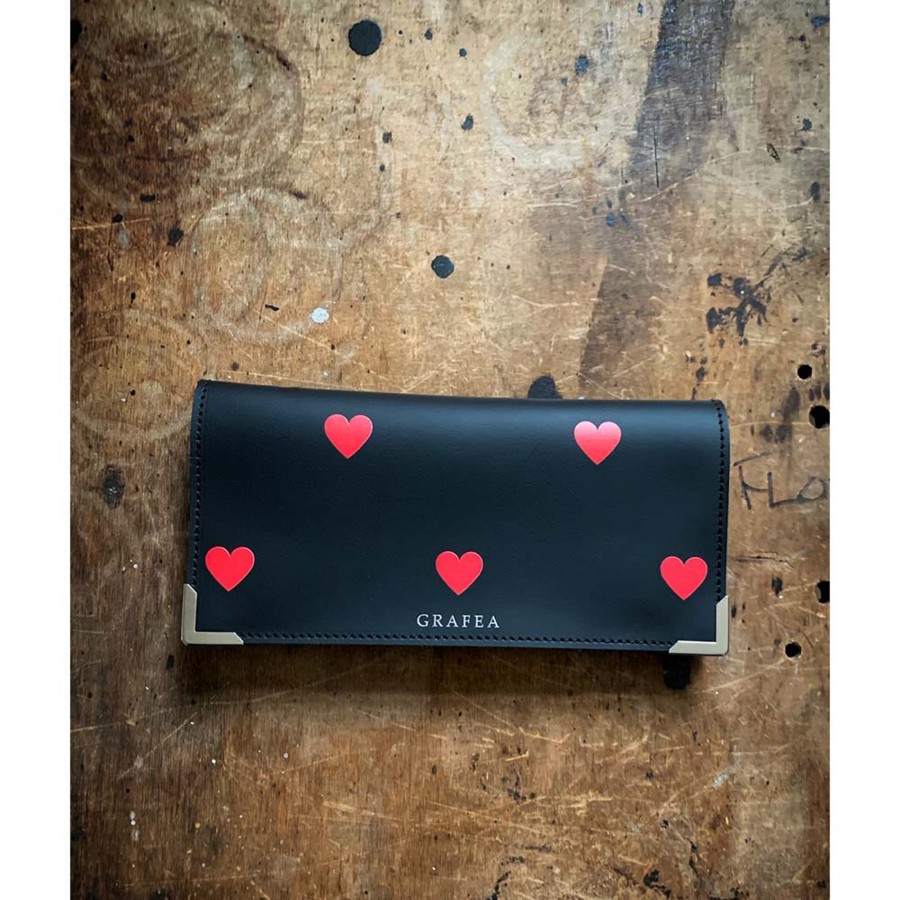 Women Grafea Wallets | Red Hearts Wallet