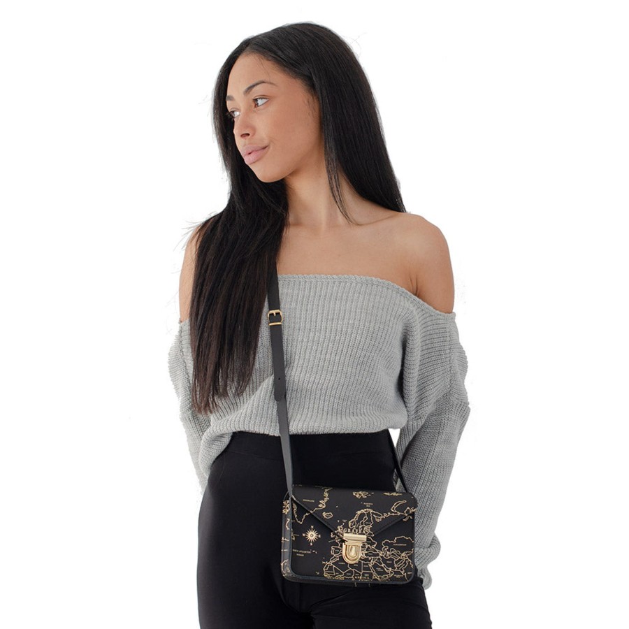 Women Grafea Crossbody Bags | Small Crossbody Gold Atlas