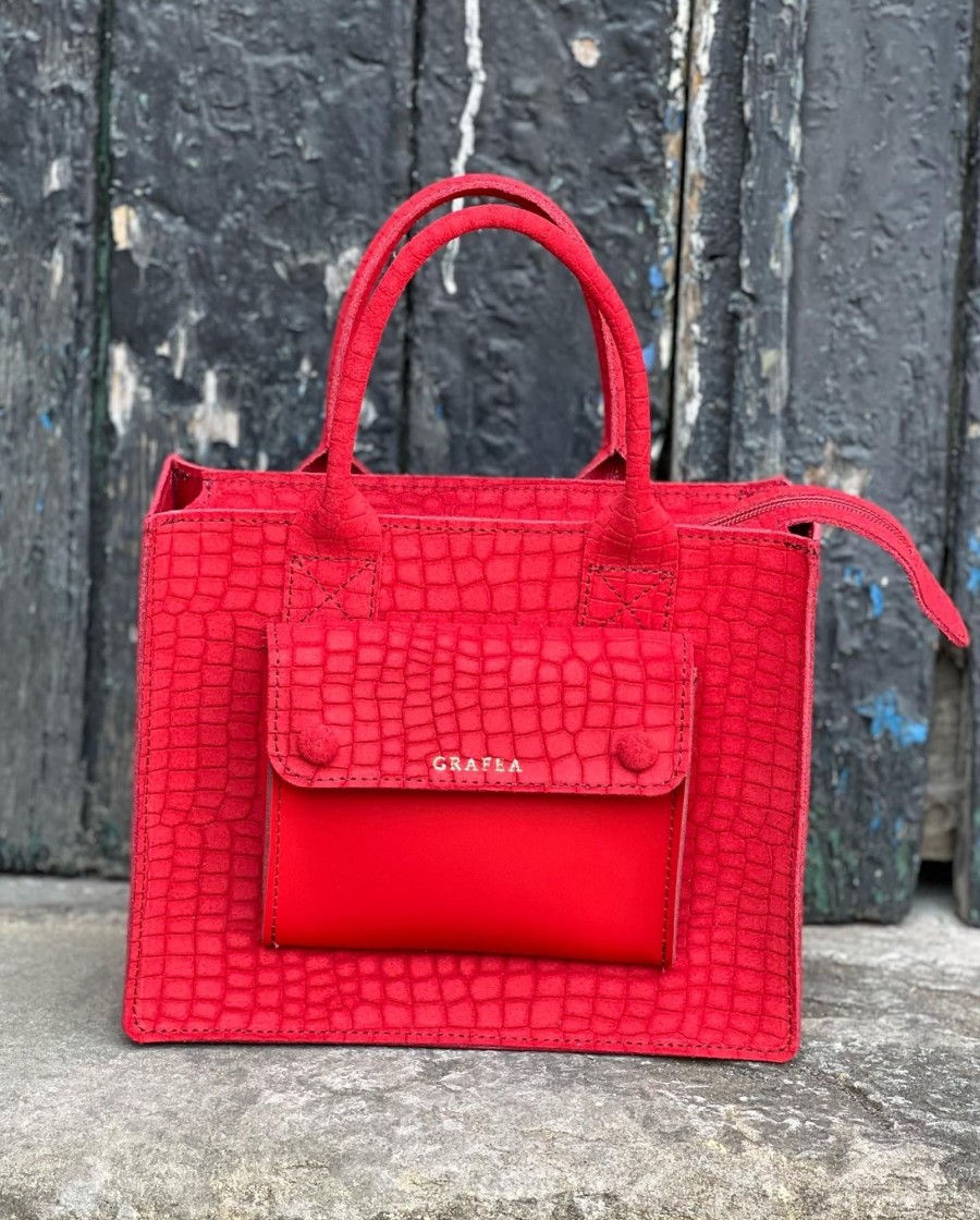 Women Grafea Lana | Mini Lana Suede Red