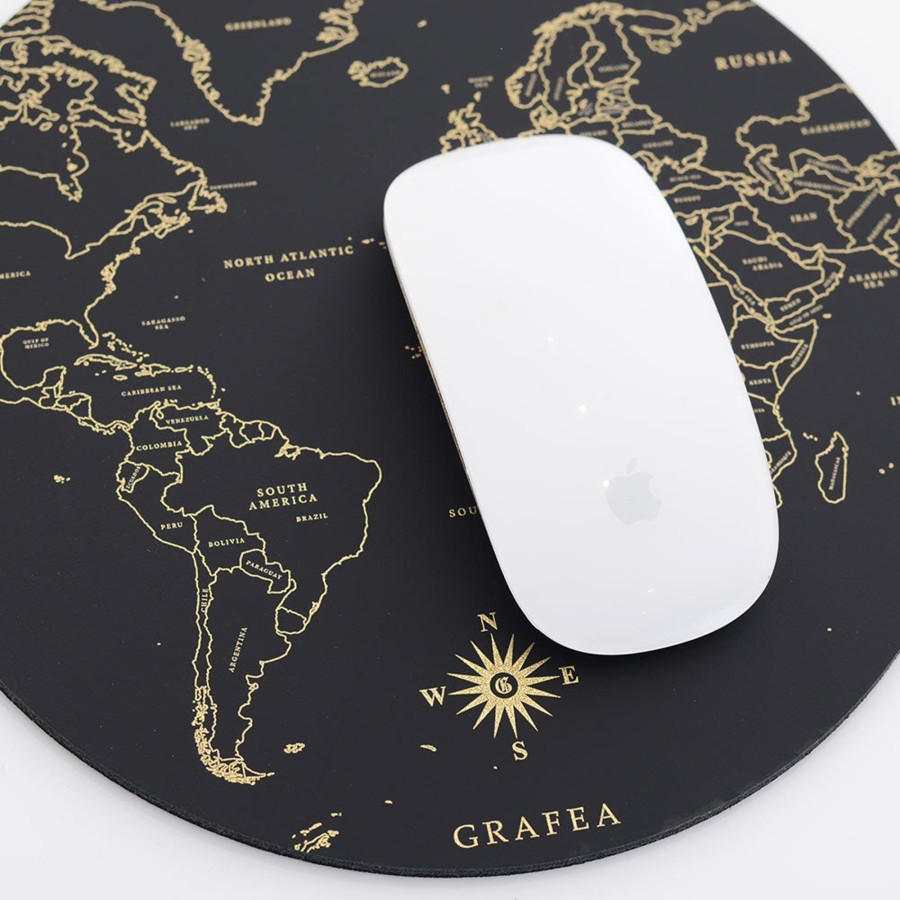 Women Grafea Mouse Pads | Gold Atlas Mouse Pad