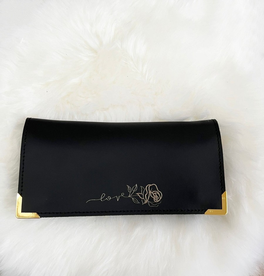 Women Grafea Wallets | Gold Rose Wallet