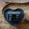 Women Grafea Heart Satchel | Heart Satchel Black