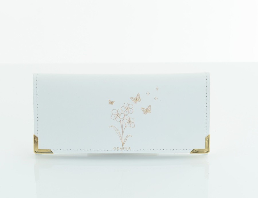 Women Grafea Wallets | Floral White Wallet