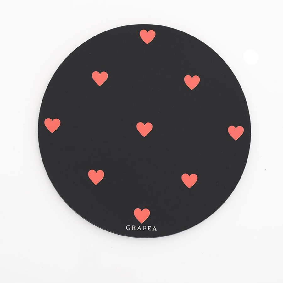 Women Grafea Mouse Pads | Red Hearts Mouse Pad