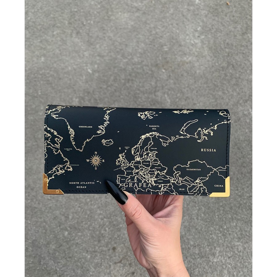 Women Grafea Wallets | Golden Atlas Wallet