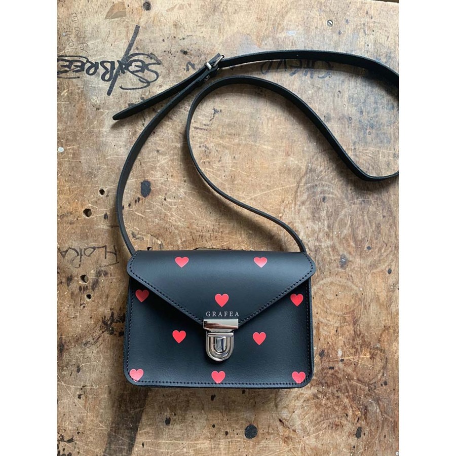 Women Grafea Crossbody Bags | Small Crossbody Red Hearts