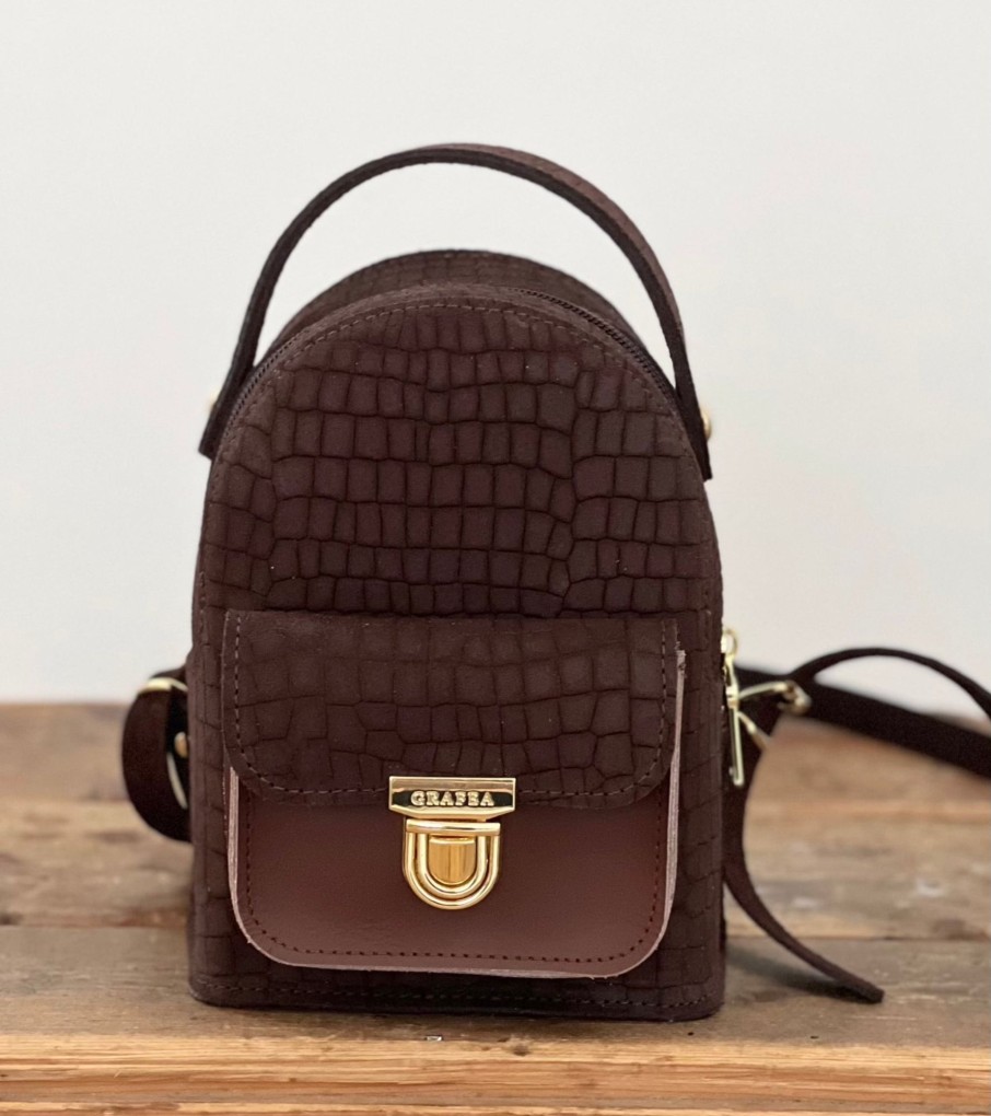 Women Grafea Peggy Backpack | Peggy Dark Chocolate