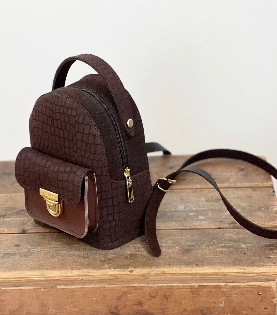 Women Grafea Peggy Backpack | Peggy Dark Chocolate