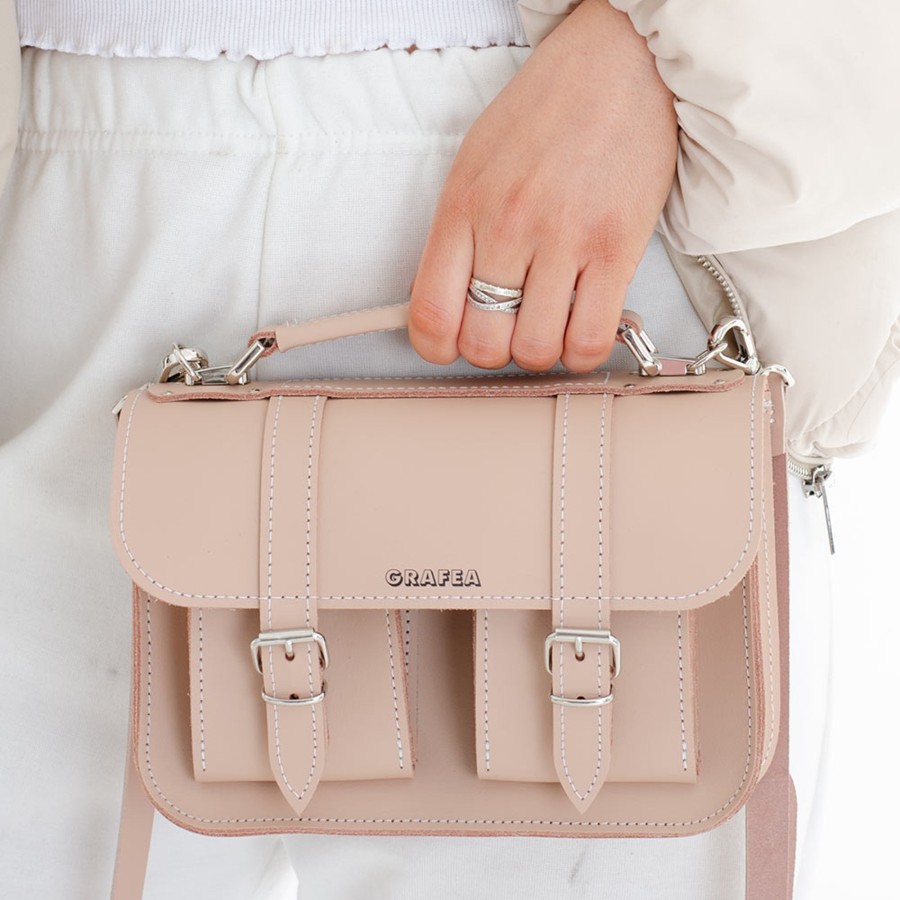 Women Grafea Micro Satchel | Micro Cappuccino