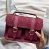 Women Grafea Micro Satchel | Micro Suede Mulberry